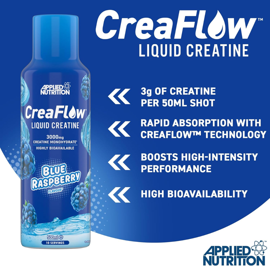 Applied Nutrition Crea Flow Liquid Creatine 500ml - Millions Blackcurrant