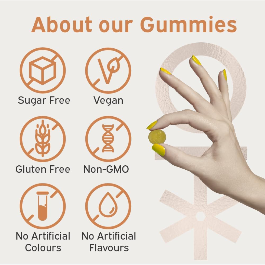 Nutriburst Vitamin D3 + K2 60 Gummies Lemon
