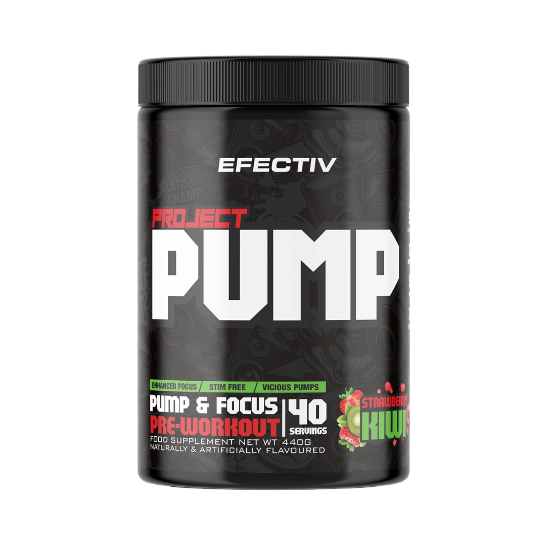 Efectiv Nutrition Project Pump 440g - Strawberry Kiwi