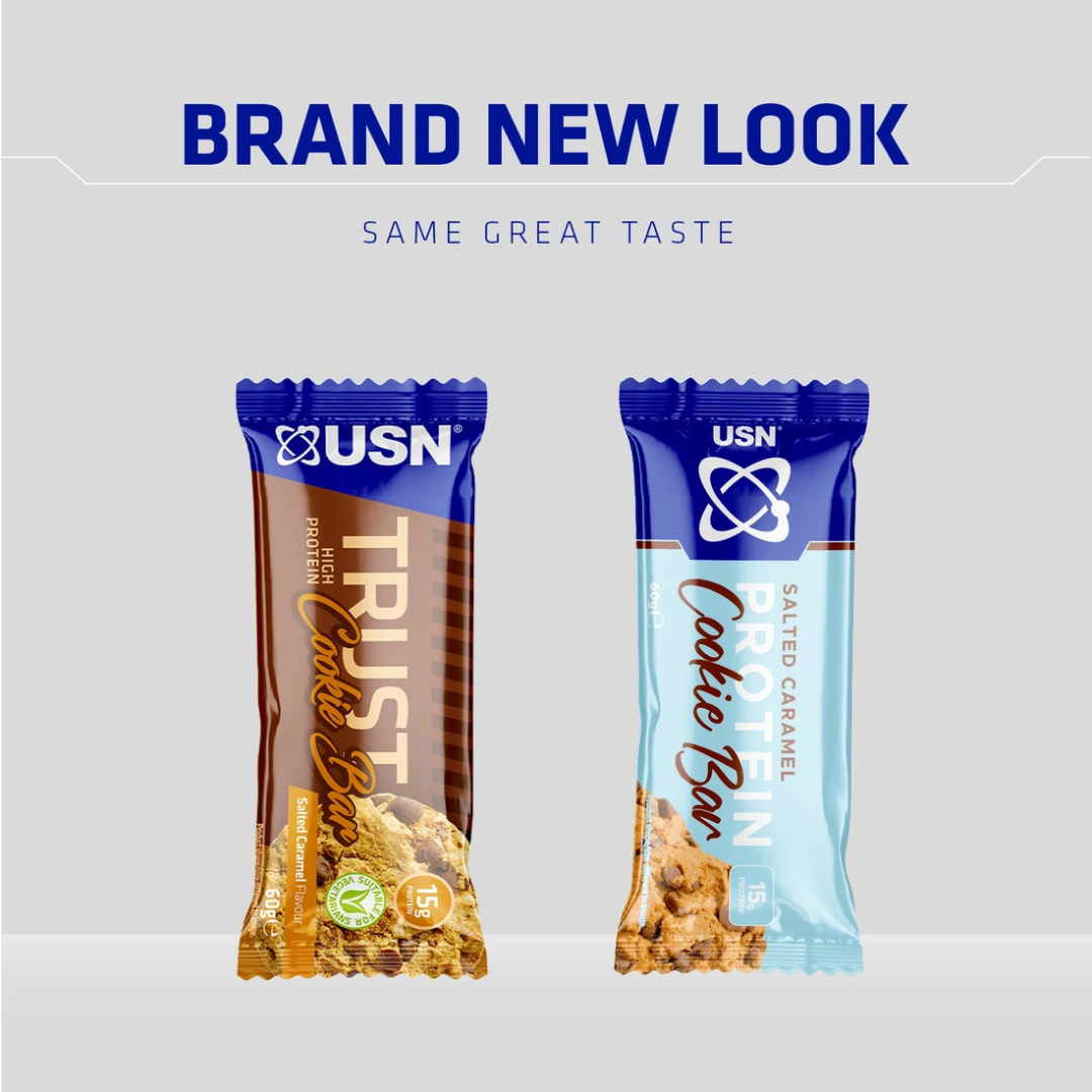 USN Trust Cookie Bars 12x60g - Double Chocolate