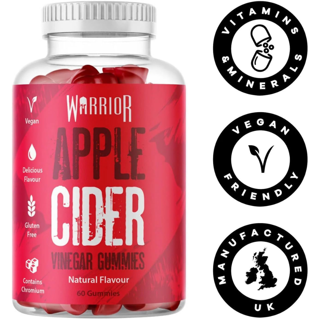 Warrior Apple Cider Vinegar Gummies 60 Gummies