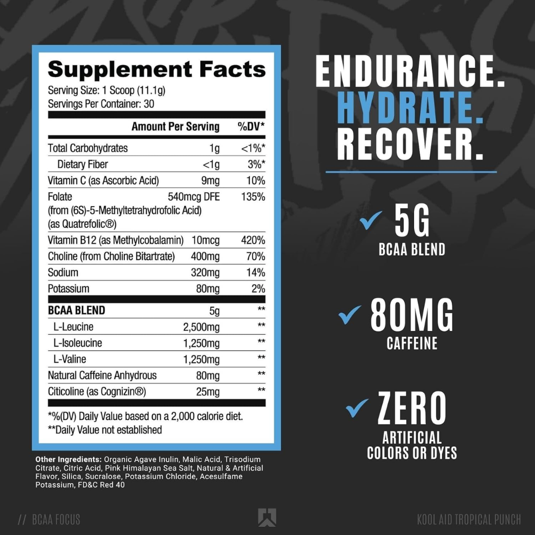 RYSE BCAA Focus 342g Kool-Aid