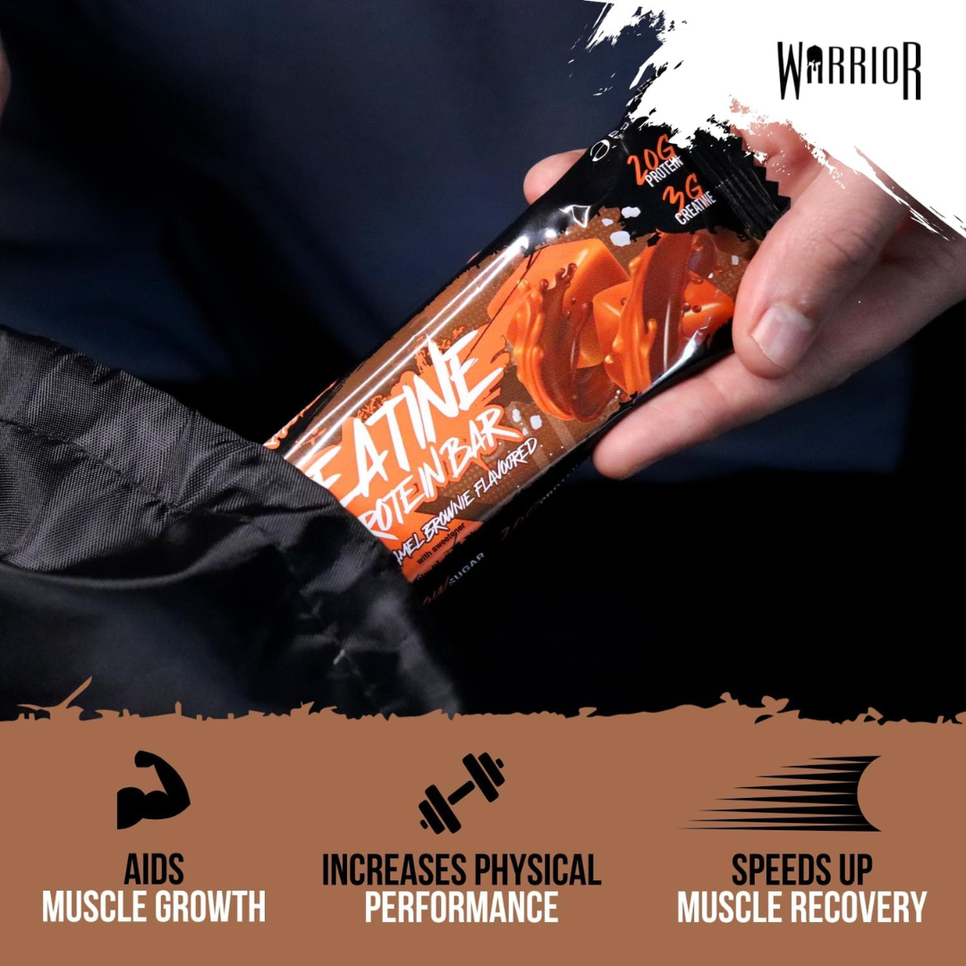 Warrior Creatine Bars 12x75g - Chocolate Peanut