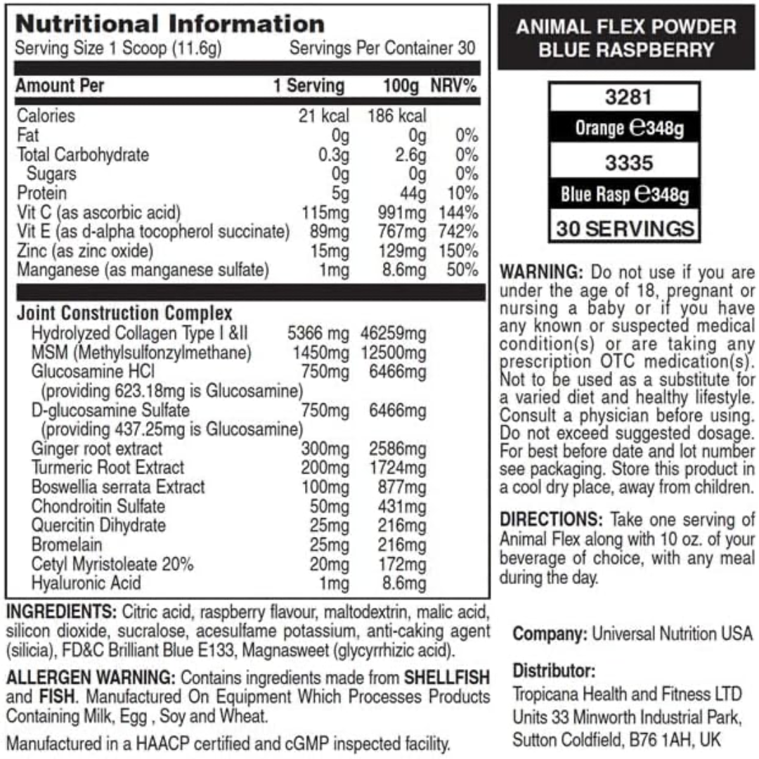 Animal Flex Powder 339g - Cherry Berry