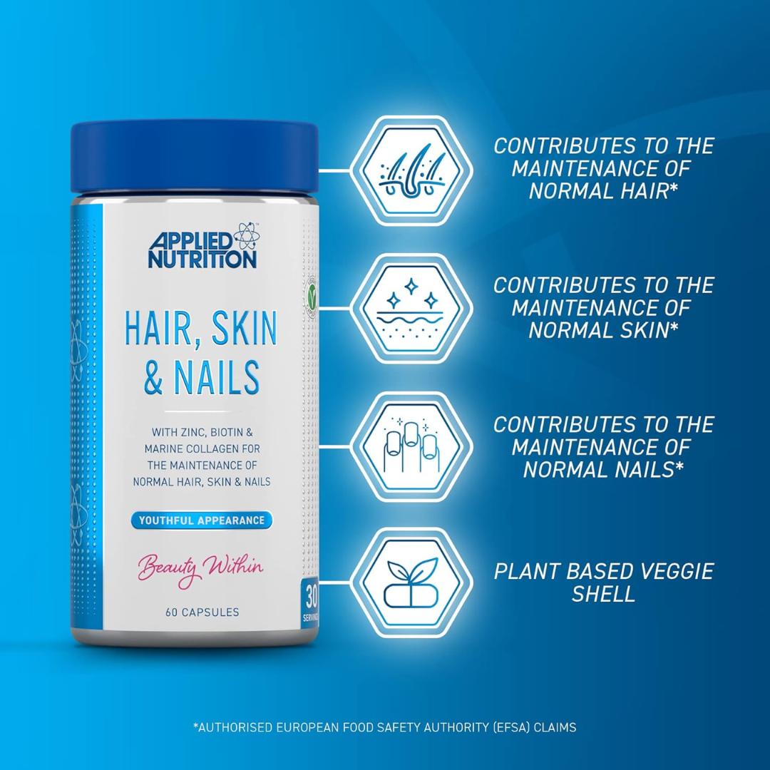 Applied Nutrition Hair, Skin & Nails 60 Caps
