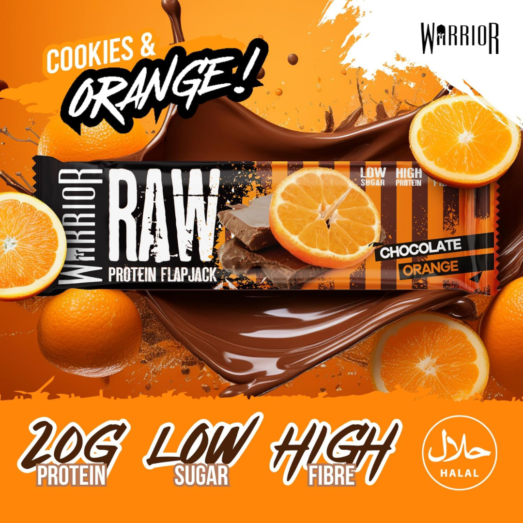 Warrior Raw Protein Flapjack 12x75g - Red Velvet Cake