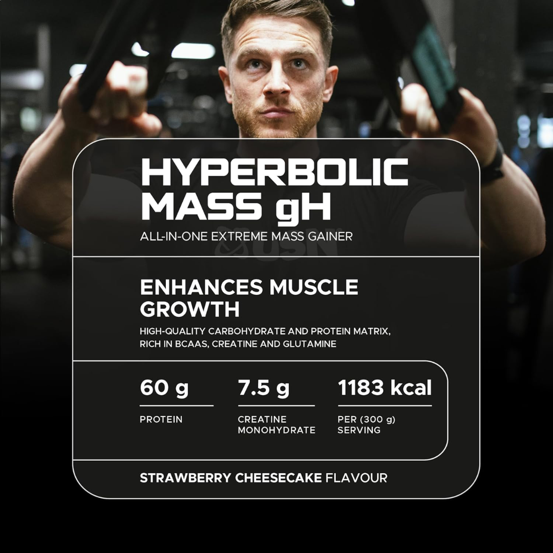 USN Hyperbolic Mass 2kg - Strawberry Cheesecake