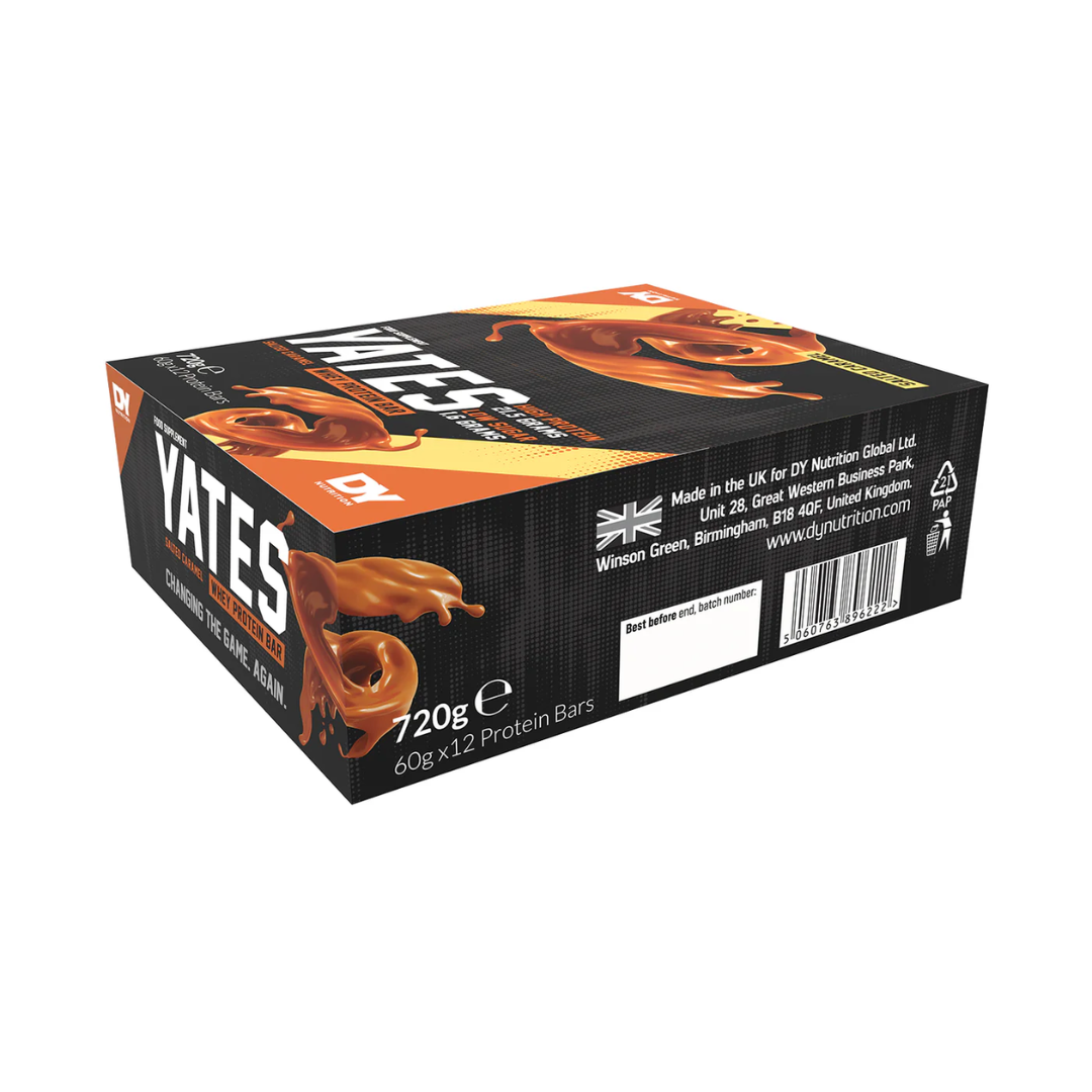 DY Nutrition Yates Protein Bar 12x60g - White Choc Peanut