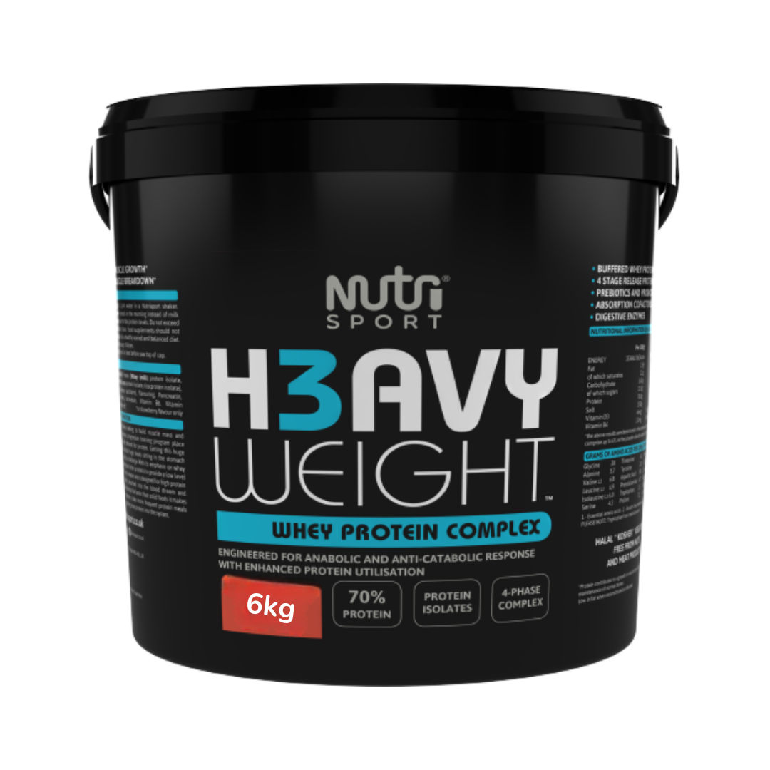 NutriSport H3avyweight Whey Protein Complex 6kg - Vanilla