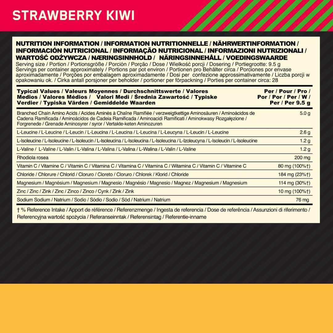 Optimum Nutrition Gold Standard BCAA 266g - Strawberry Kiwi