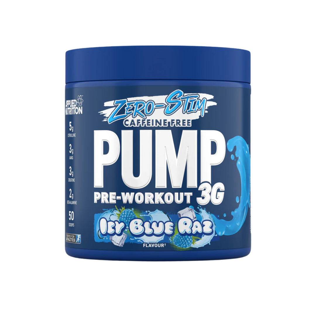 Applied Nutrition Pump 3G Zero Stim Free 375g - Icy Blue Raz