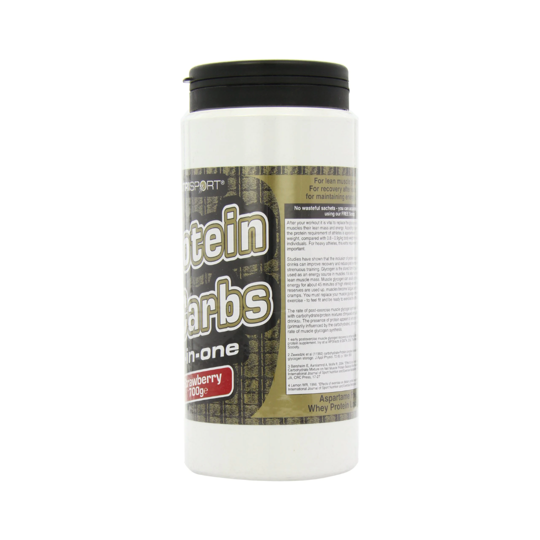 NutriSport Protein & Complex Carbs 700g - Strawberry