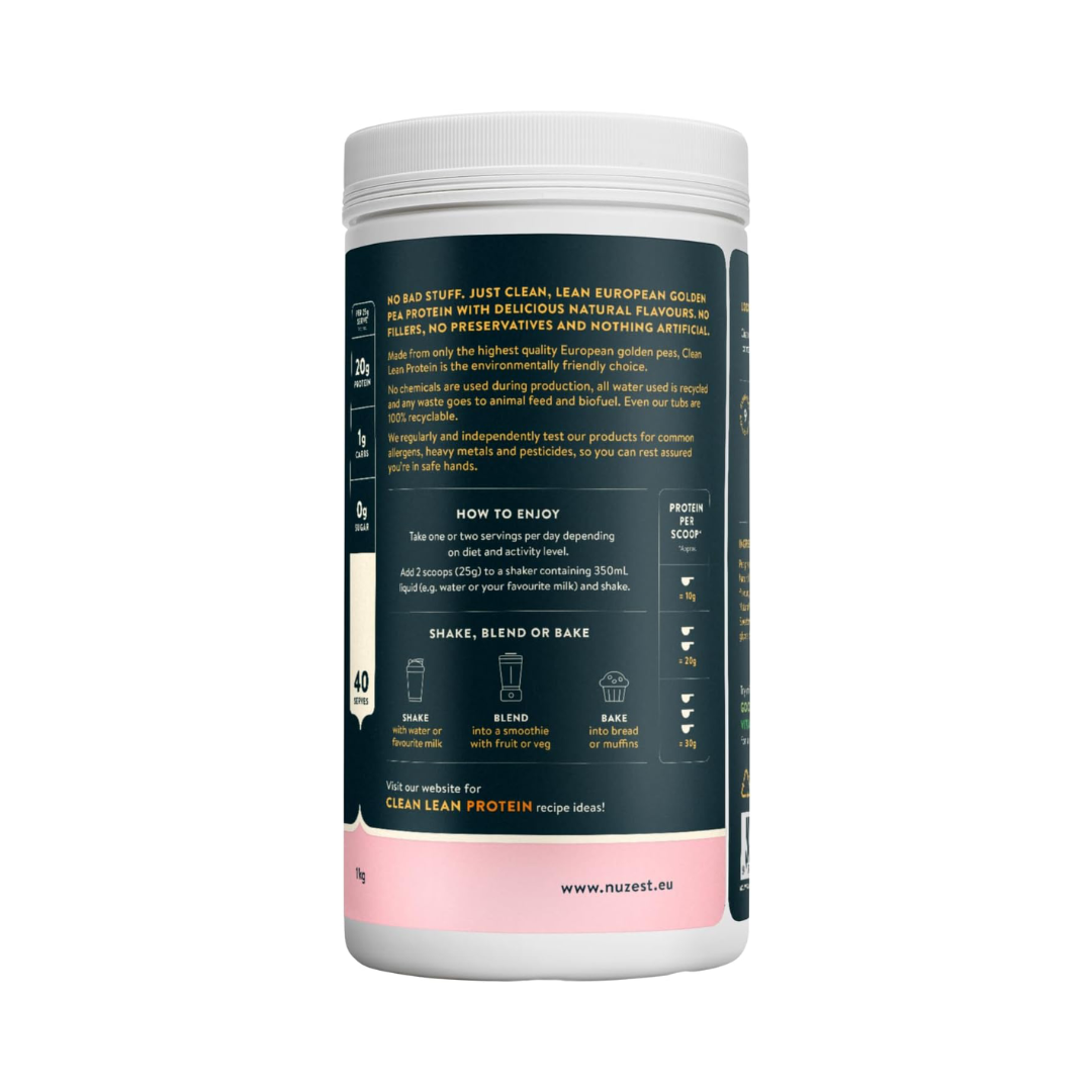 Nuzest Clean Lean Protein 1kg - Smooth Vanilla