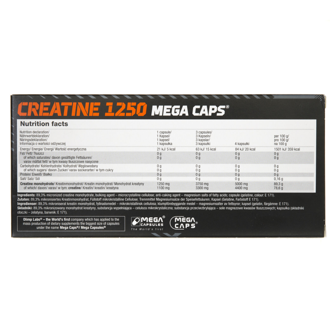 Olimp Sport Nutrition Creatine Mega Caps 120 Caps