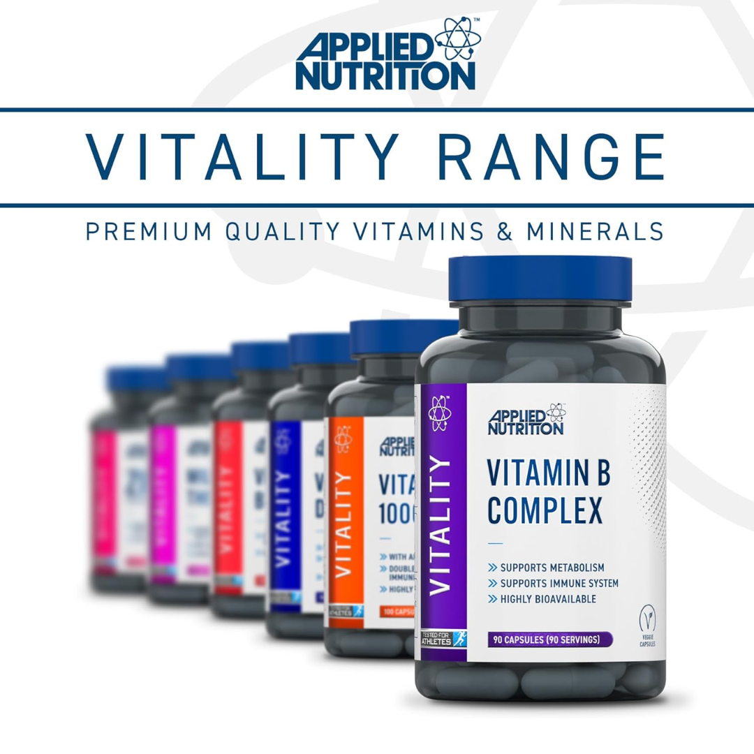 Applied Nutrition VITALITY Complex-B 90Veg Caps