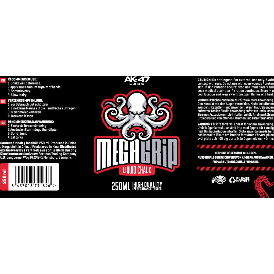 AK-47 Labs Mega Grip Liquid Chalk 250ml