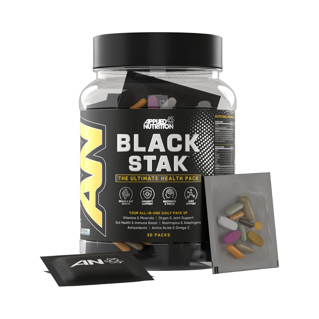 Applied Nutrition Black Stak- Ultimate Health Pack 30 Sachets