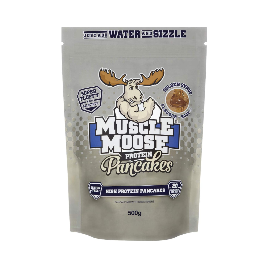 Muscle Moose Protein Pancakes 500g Golden Syrup