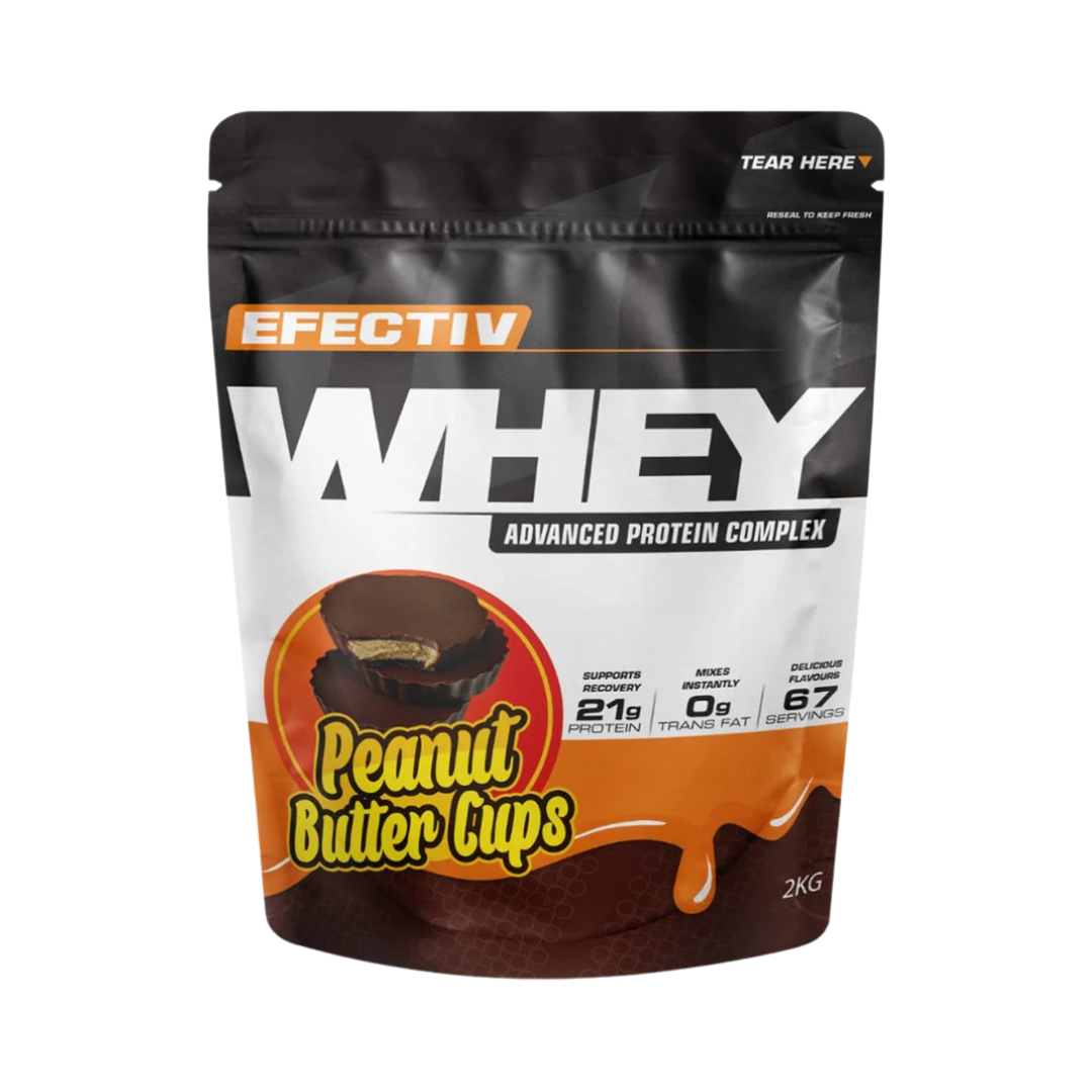 Efectiv Nutrition Whey Protein 2kg - Peanut Butter Cups
