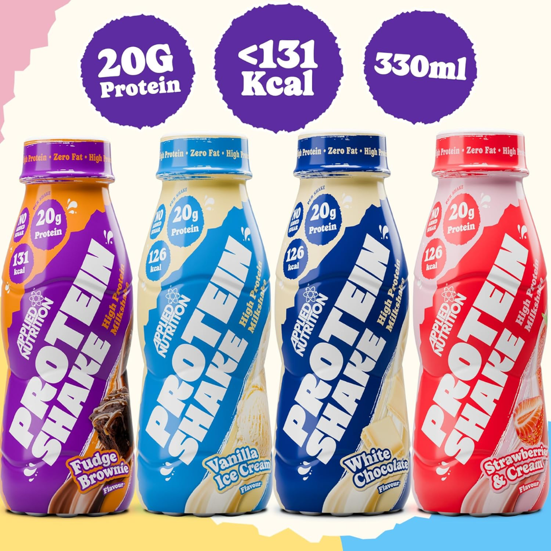 Applied Nutrition High Protein Shake 8x330ml - White Chocolate