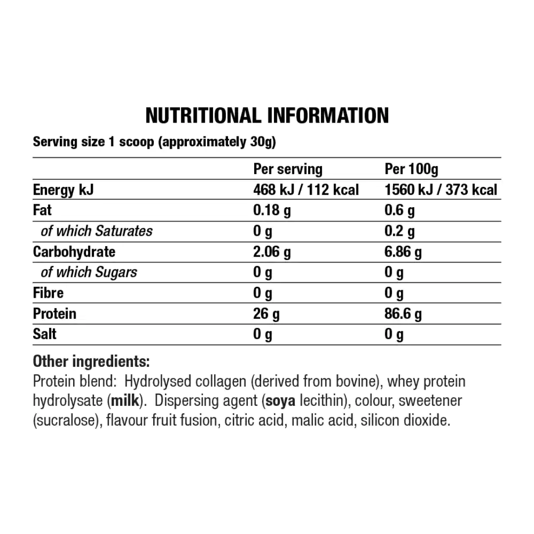 Chaos Crew Juicy Protein 600g - Strawberries and Cream Candy
