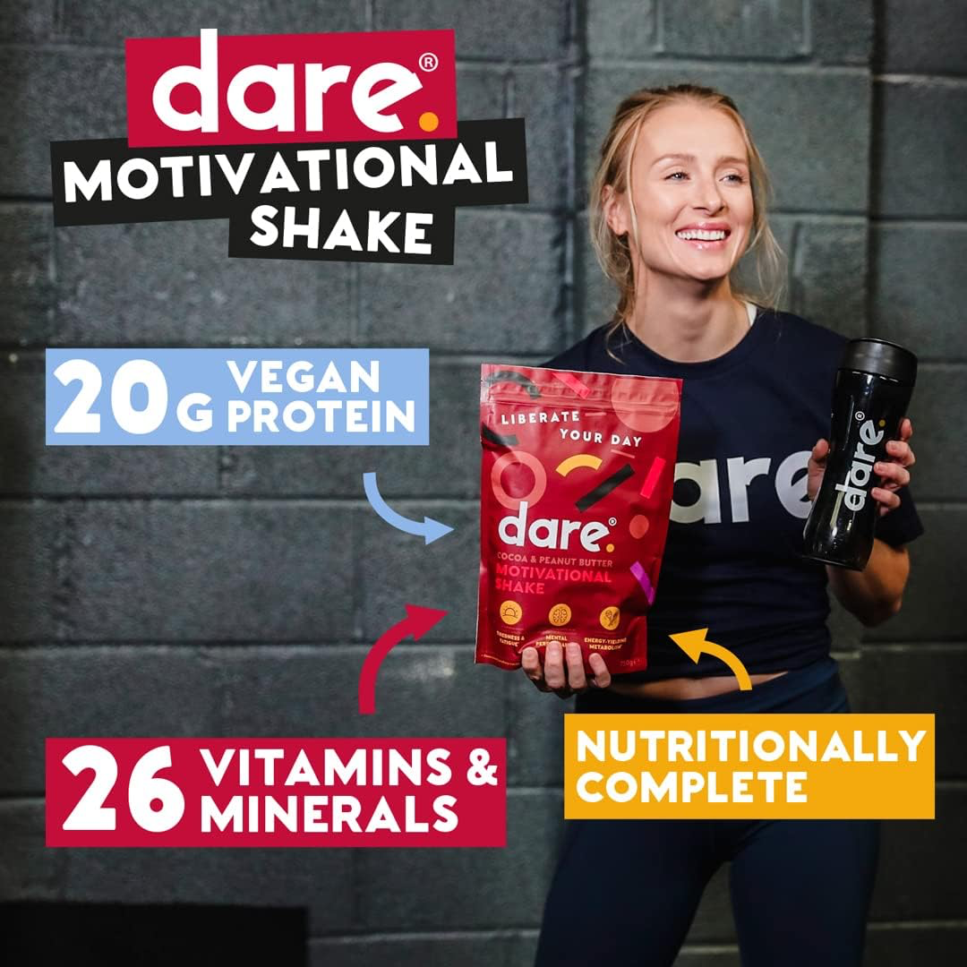 dare. Motivational Shake 750g - Cocoa & Jaffa Orange
