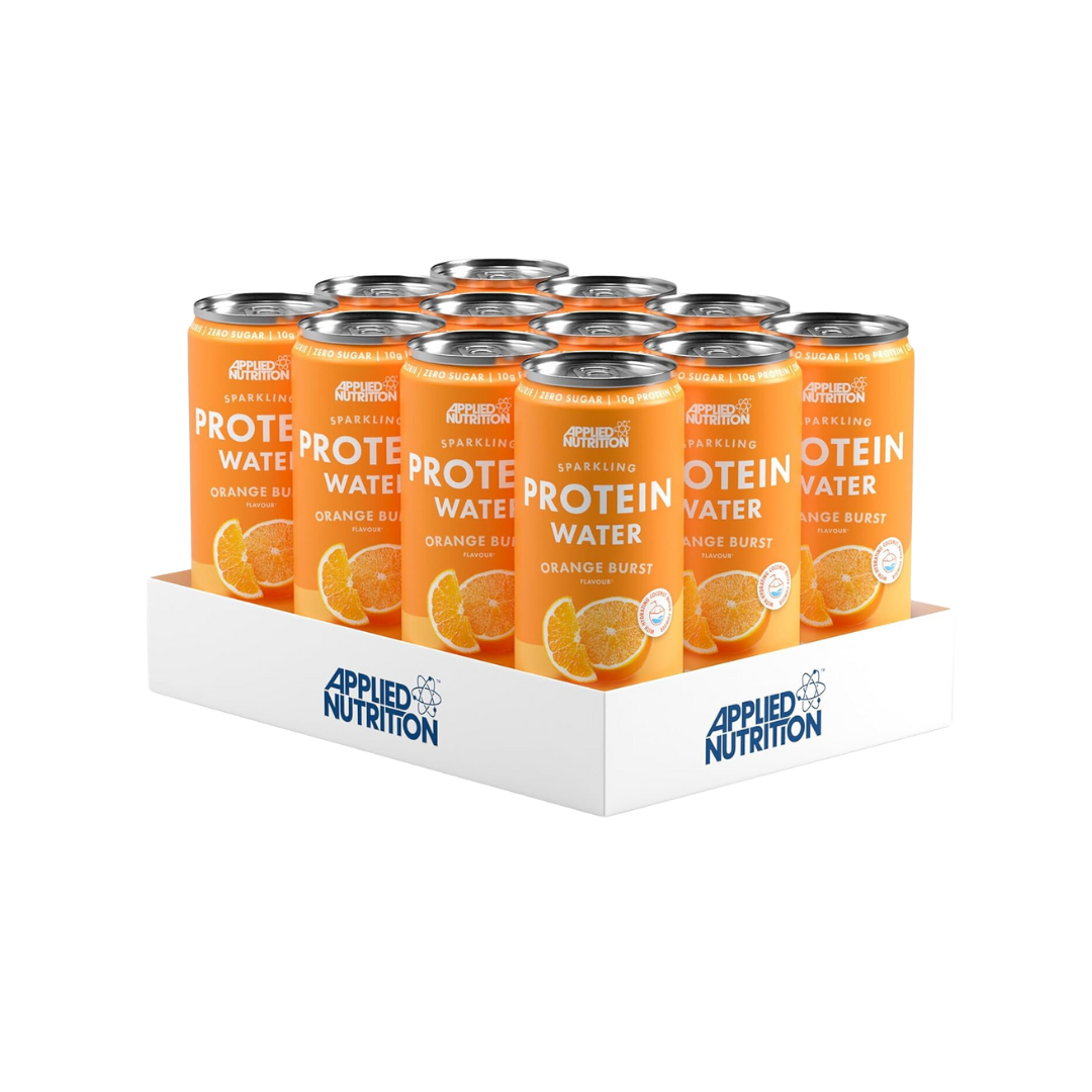 Applied Nutrition Sparkling Protein Water 12x330ml - Orange Burst