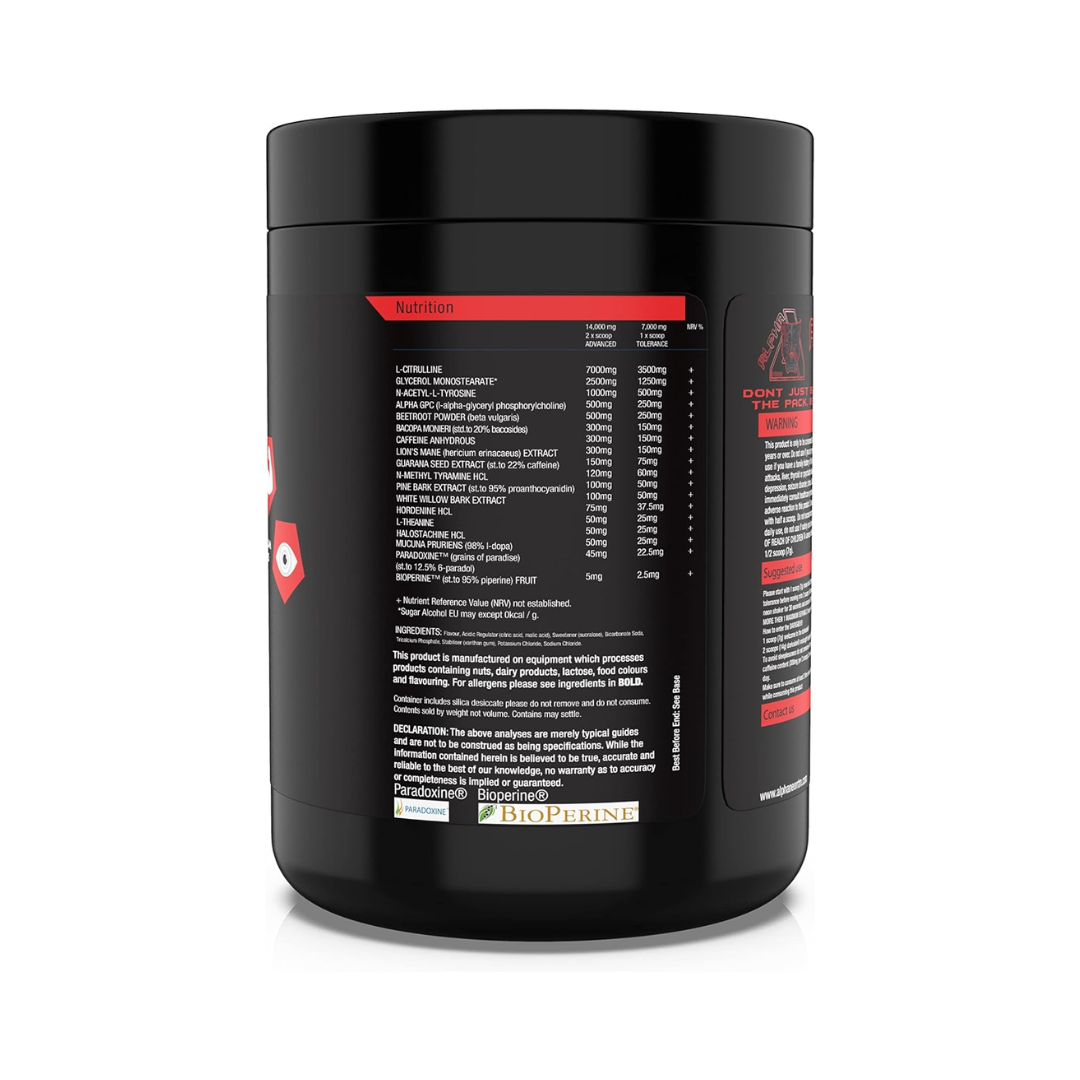 Alpha Neon Darkside® Onslaught 480g - Blue Raspberry