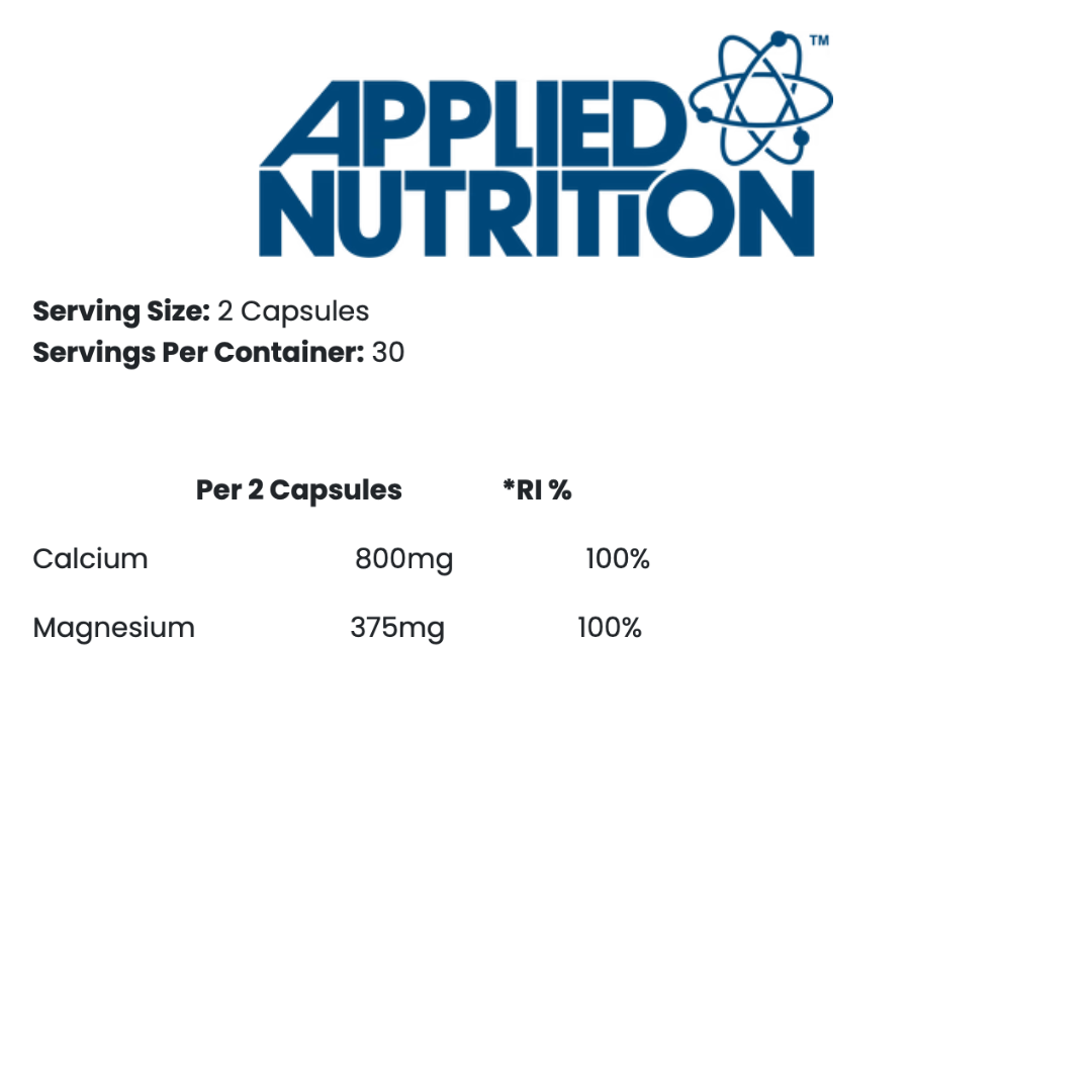 Applied Nutrition VITALITY Calcium & Magnesium 60Veg Caps