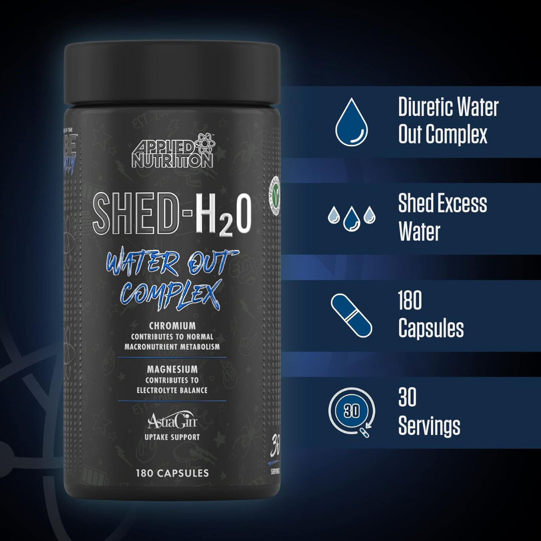 Applied Nutrition Shed H2O Water Out Complex 180 Caps