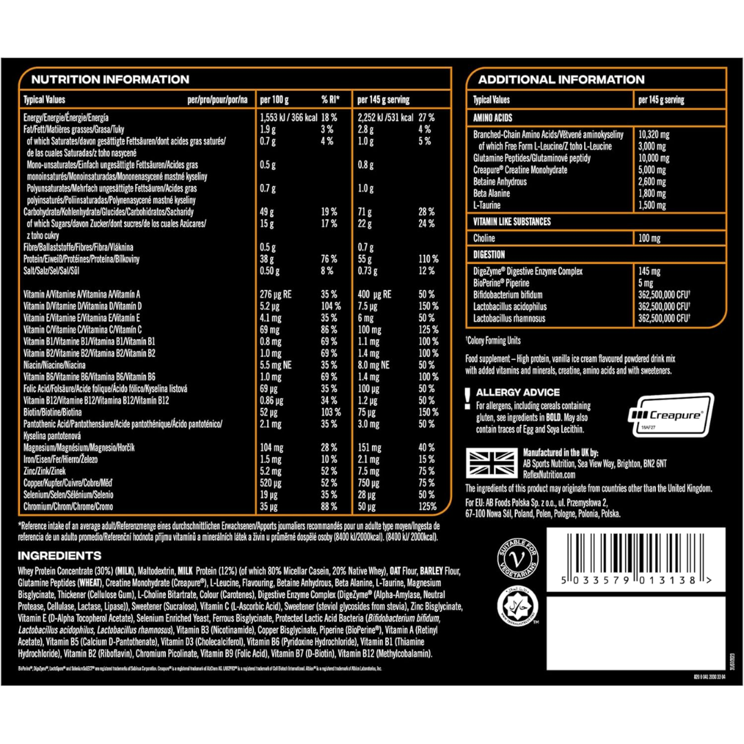 Reflex Nutrition One Stop Xtreme 4.35kg - Vanilla