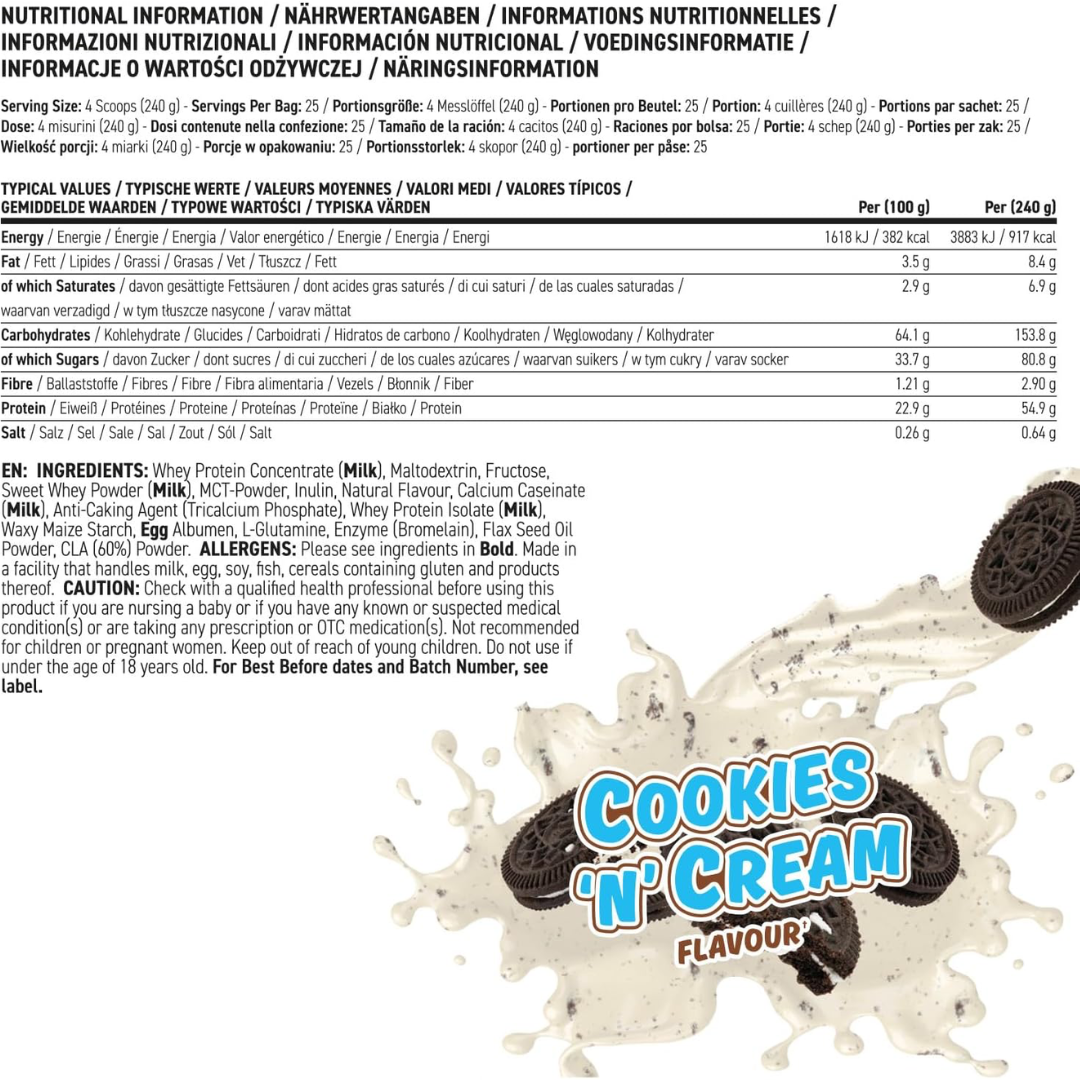 Applied Nutrition Critical Mass Original 6kg - Cookies & Cream