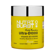 Nutriburst Ultra-D3 1000 IU 60 Gummies Lemon