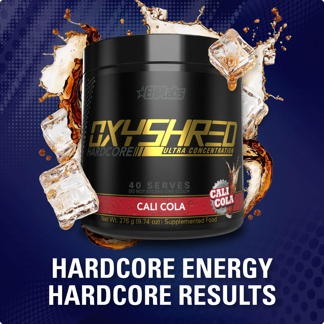 EHP Labs OxyShred Hardcore Ultra Concentration 40 Servings - Grape Bubblegum