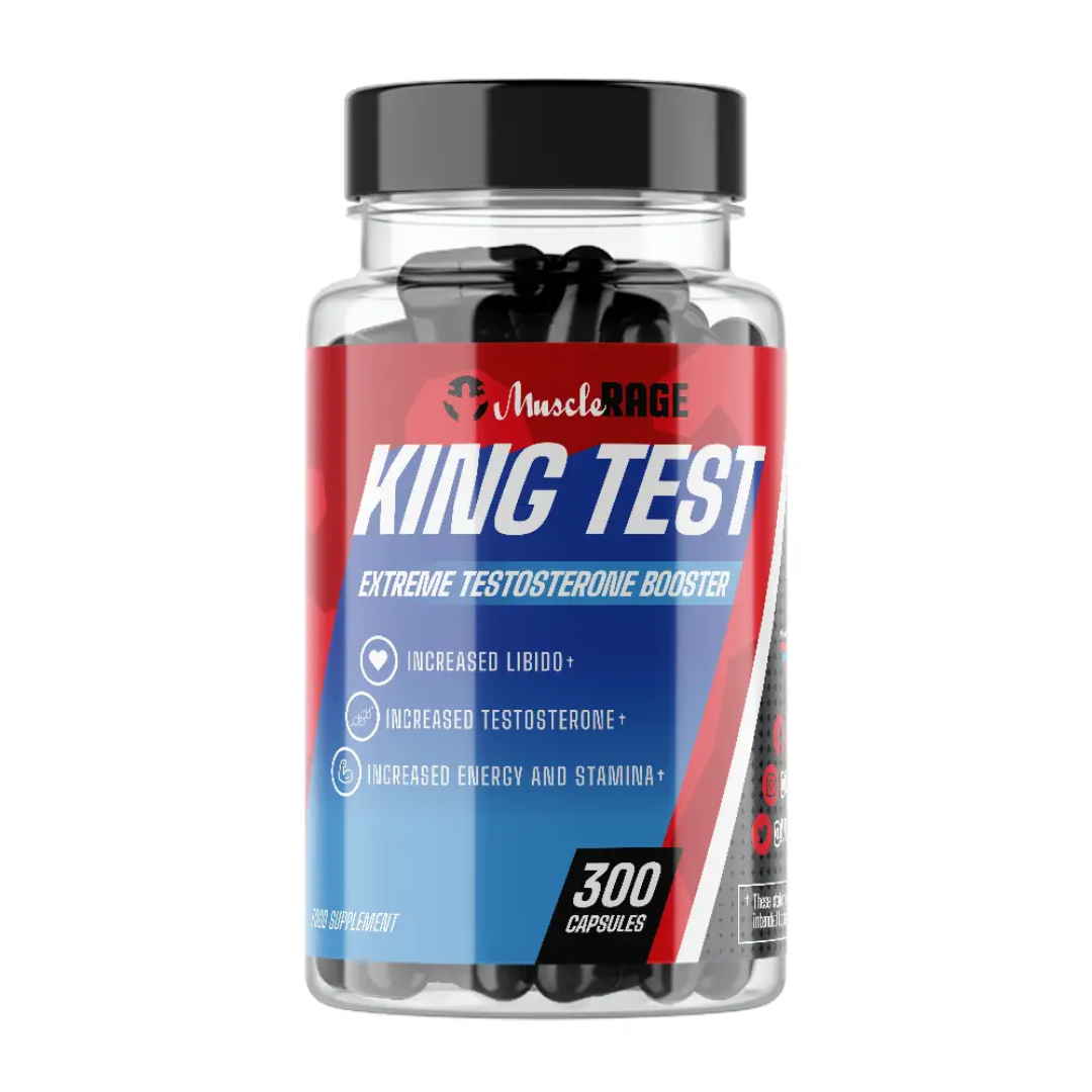 Muscle Rage King Test 300 Caps – The Box Supplements