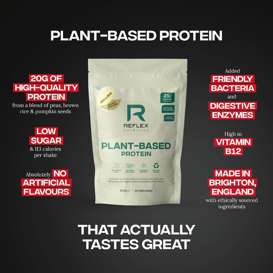 Reflex Nutrition Plant Based Protein 600g - Wild Berry